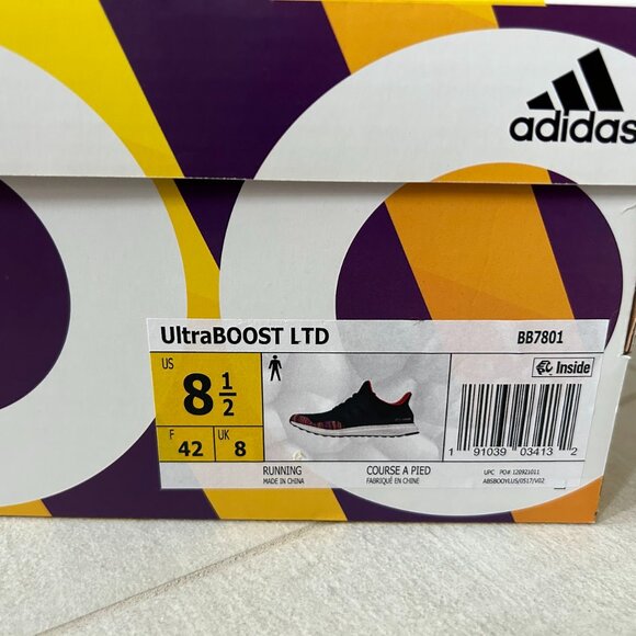 Adidas UltraBoost 1.0 LTD Limited Edition Multicolor Toe Navy Red – Men’s 8.5